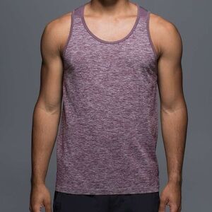 Lululemon Metal Vent Tech Tank Mvt Space Dye Bordeaux Drama Size XXL